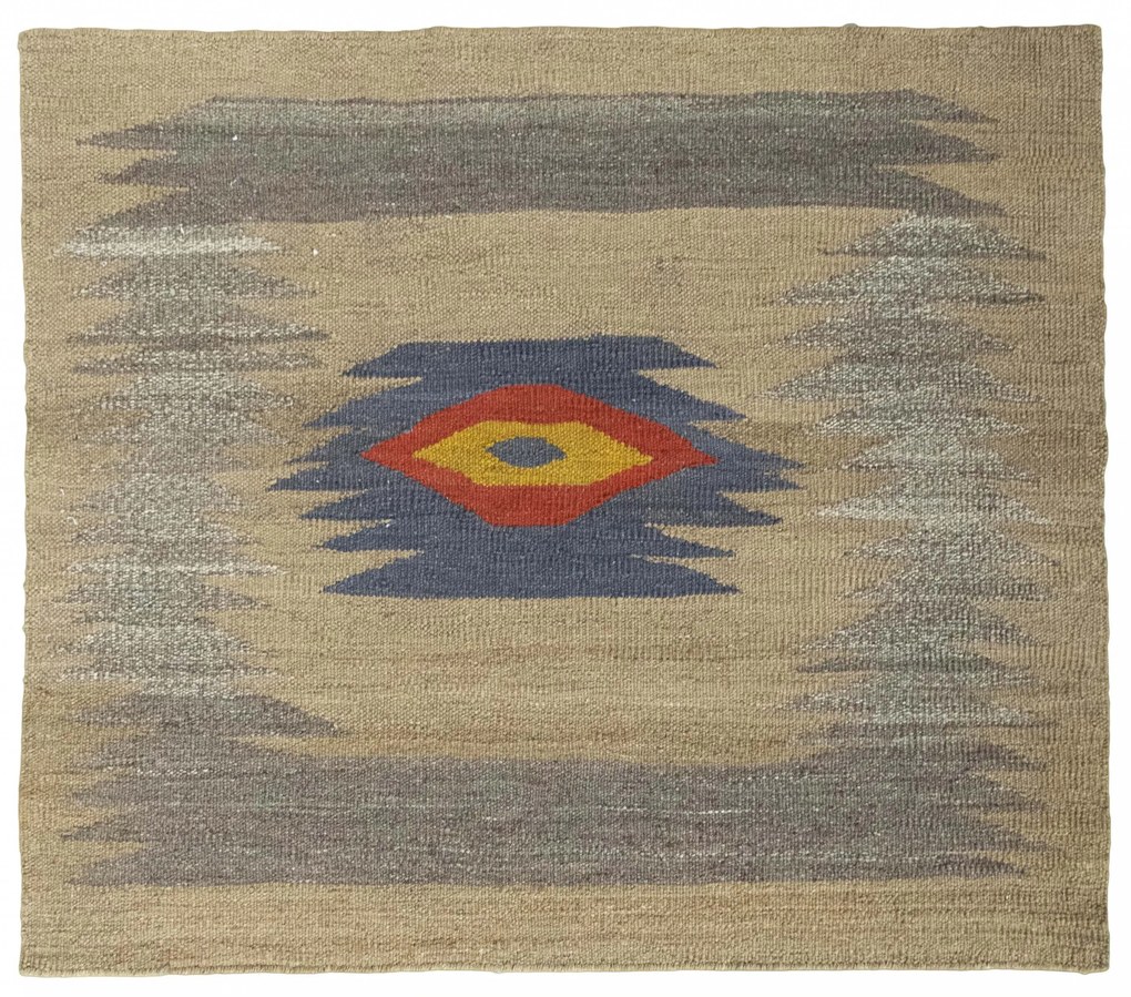 Kilim Tappeto persiano 110 x 100 (Iran) Tessuto A Mano