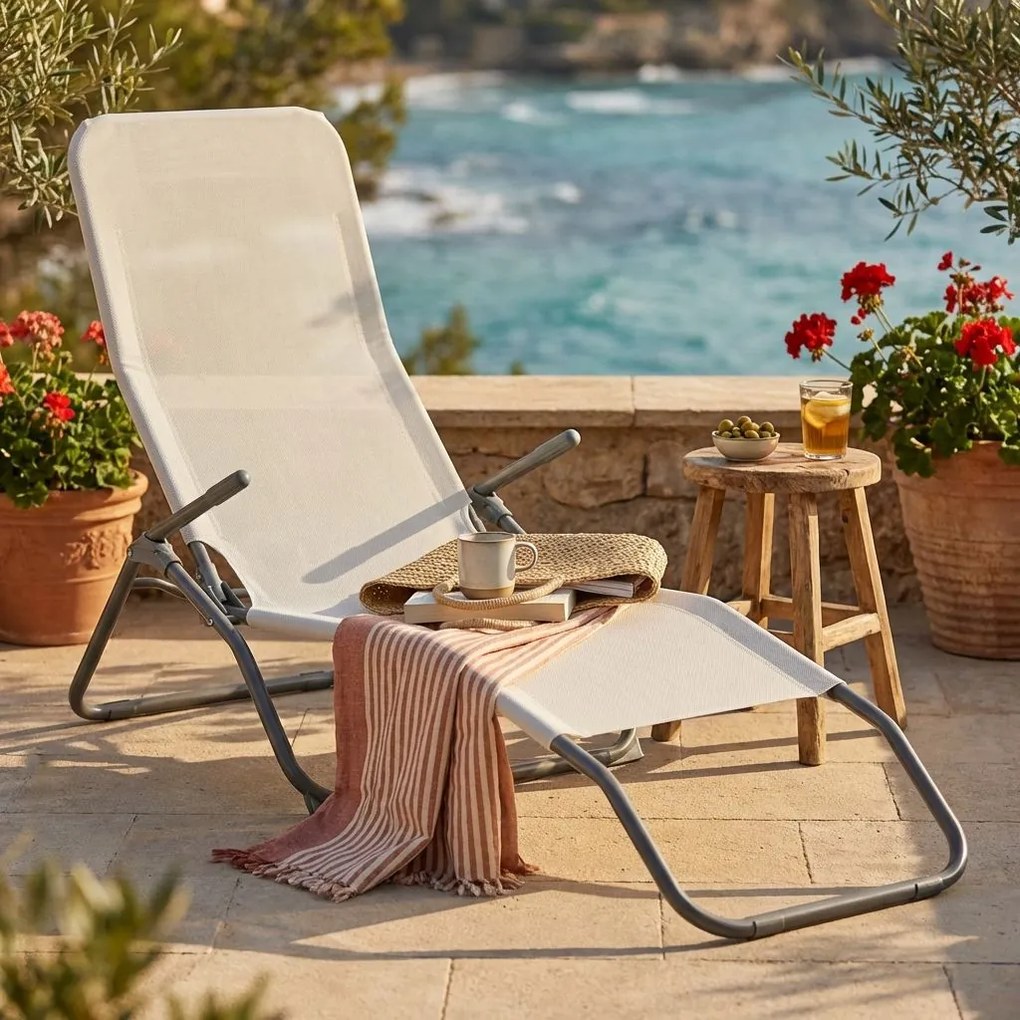 NINO - sdraio mare prendisole pieghevole