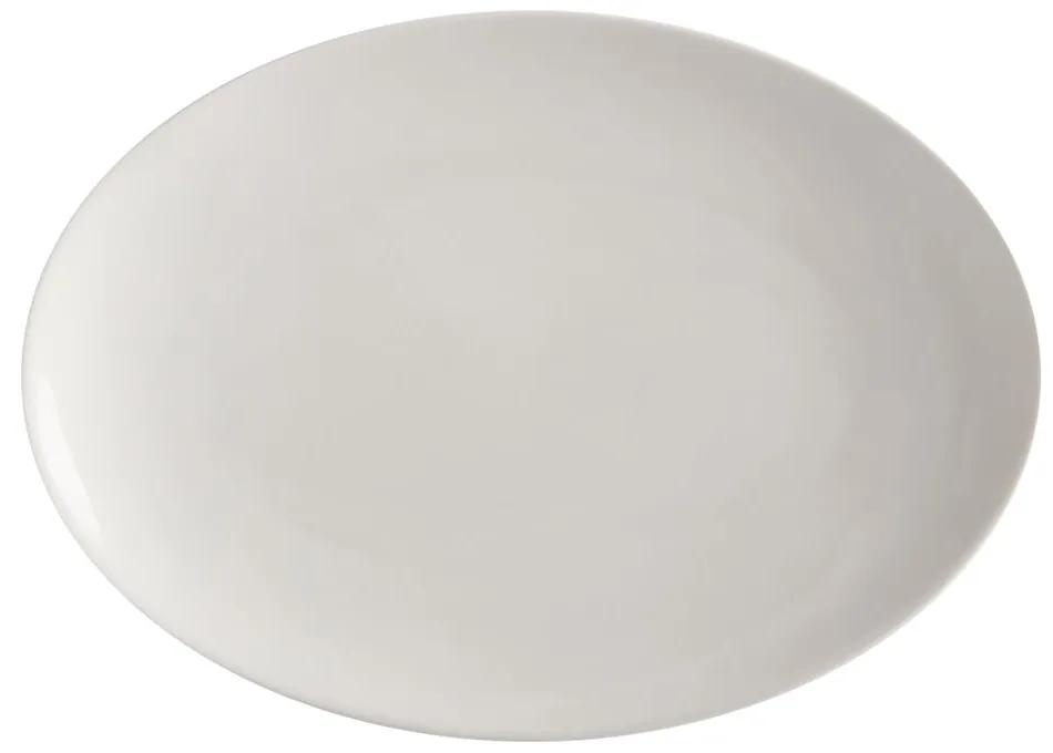 Piatto in porcellana bianca Basic, 30 x 22 cm - Maxwell &amp; Williams