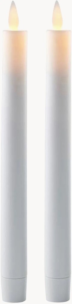 Set di 2 candele a LED ricaricabili Sara