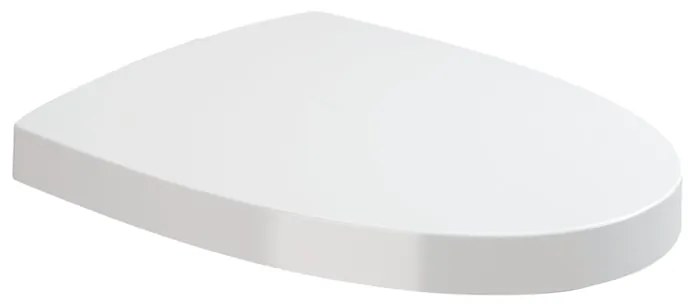 Copriwater Pop Art rettangolare originale per serie sanitari SANITANA con chiusura rallentata in duroplast bianco