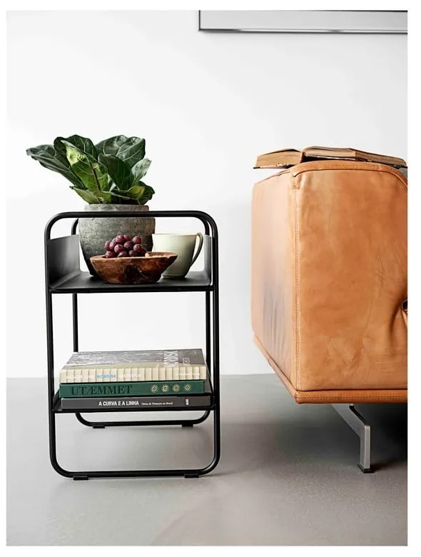 Consolle in metallo nero 36x48 cm A-Console - Zone