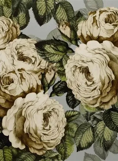 Rosentapete The Rose von John Derian - Steel