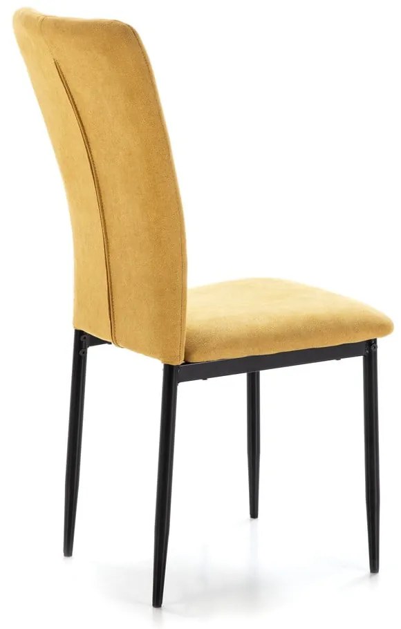 Set di sedie da pranzo color senape 4 pz pezzi Holly - Marckeric