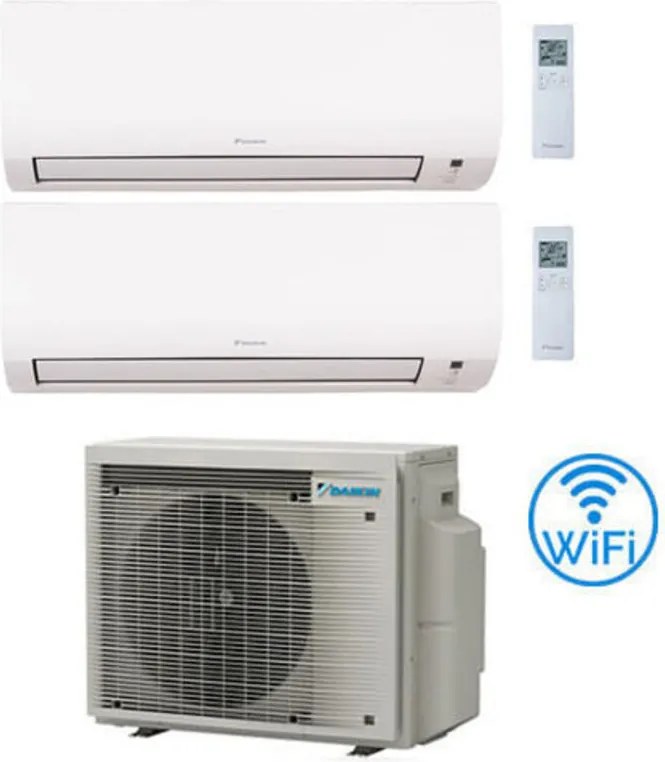 Climatizzatore GARANZIA ITALIA Daikin Comfora WIFI INCLUSO Dual Split Inverter 7000 + 7000 BTU con U.E. 2MXM40A9 Classe A+++/A++ NOVITA' 2024