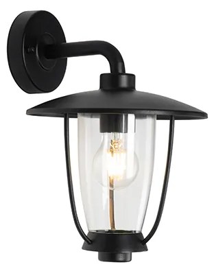 Lampada da parete esterna moderna nera - Khana