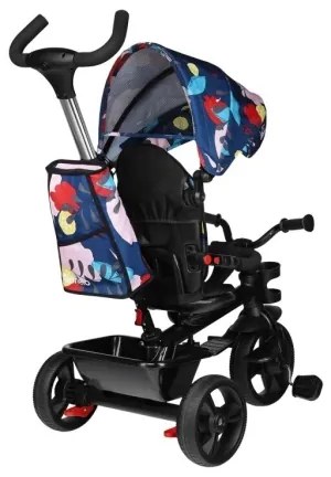 Lionelo - Triciclo per bambini HAARI nero/multicolore