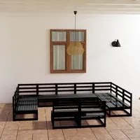 Set Divani da Giardino 11 pz in Legno Massello di Pino 3076173