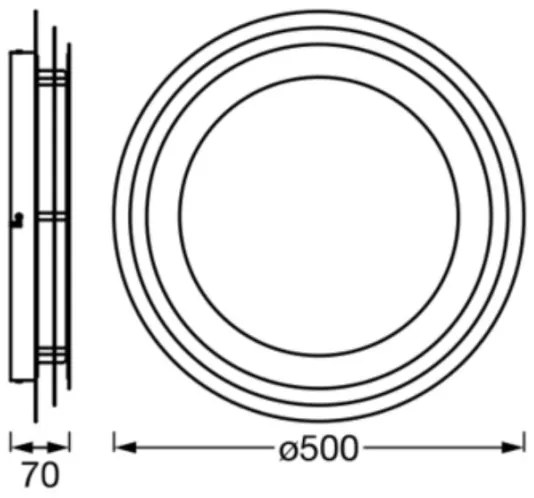 Ledvance - Plafoniera LED ORBIS SPIRAL LED/38W/230V