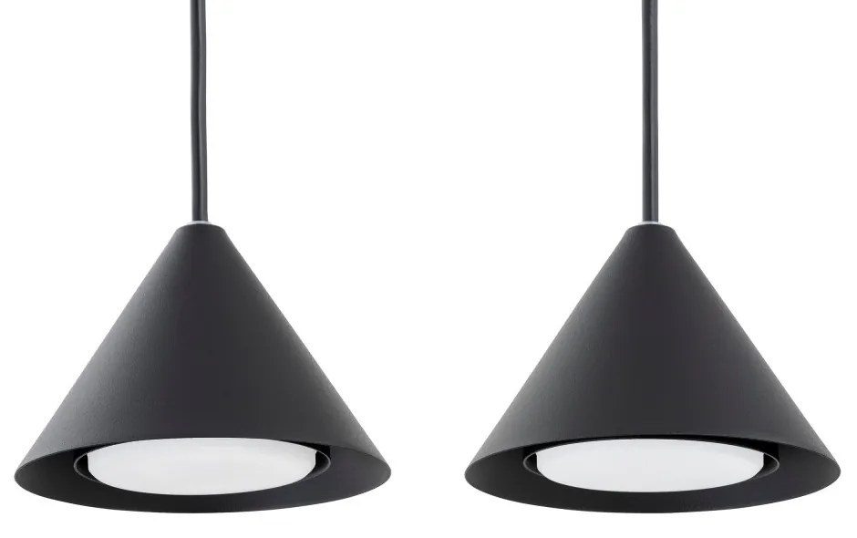 Lampadario ELIT 6 GOLD e BLACK - Attacco GX53 Colore del corpo Nero