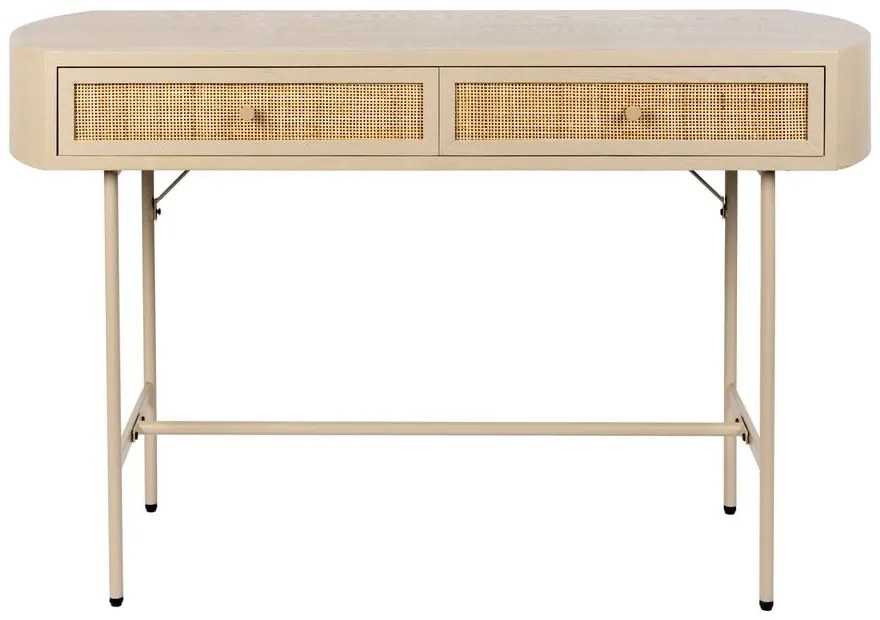 Tavolo consolle beige 40x120 cm Amaya – White Label