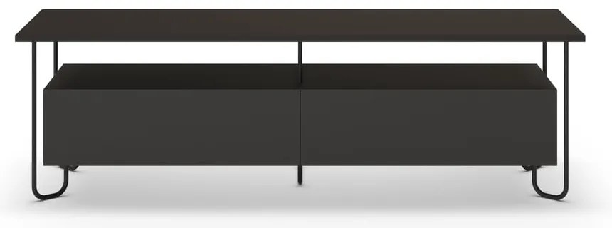 Tavolo TV nero 150x45 cm Dilly - Marckeric