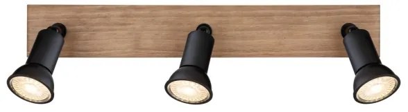 Globo 57998-3W - Faretto DREW 3xGU10/35W/230V legno/metallo