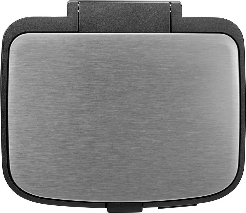 Cestino per la spazzatura color argento opaco in acciaio con pedale 7 l Bo – Brabantia