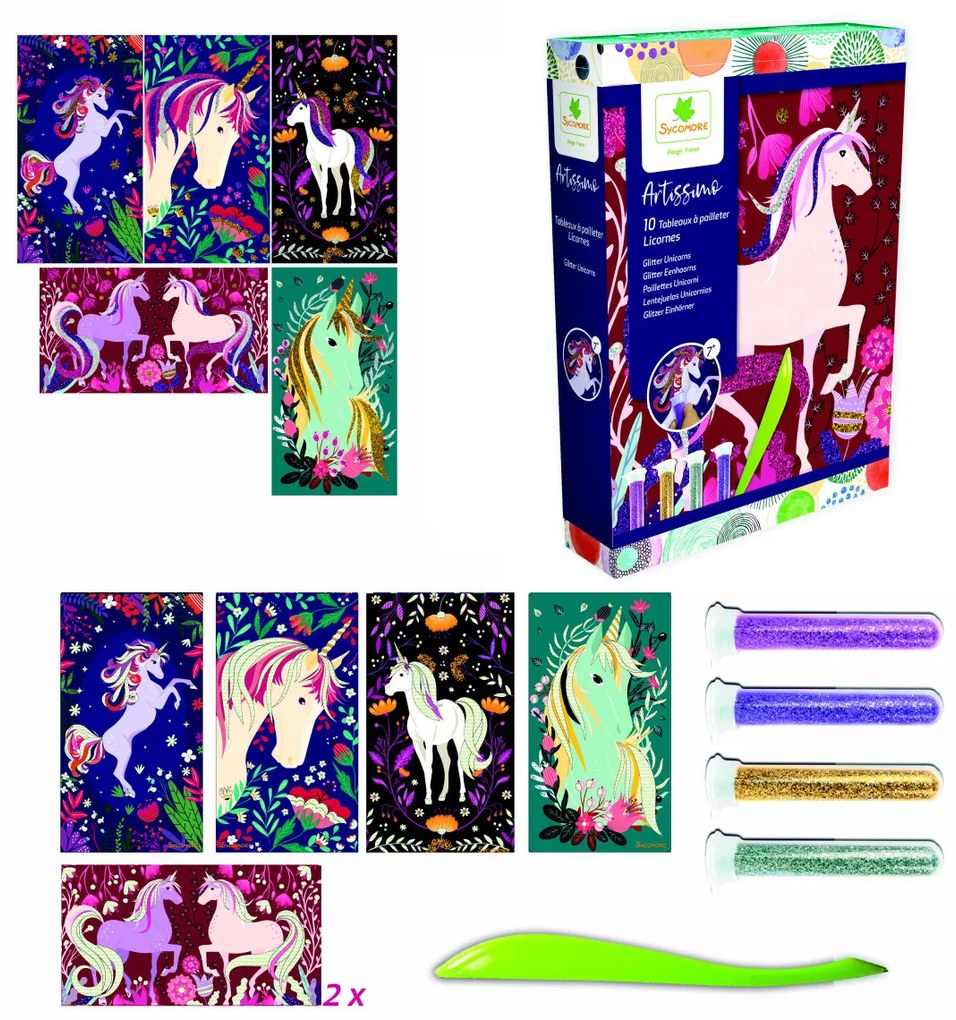 Artissimo – Glitter - Unicorni