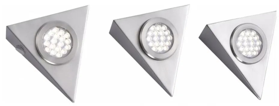 Paul Neuhaus L1116-55-3 - SET 3x LED Illuminazione per mobili CARLOS LED/2,5W/230V