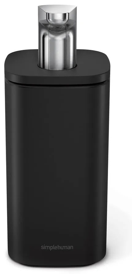 Dispenser di sapone in acciaio nero opaco 295 ml - simplehuman