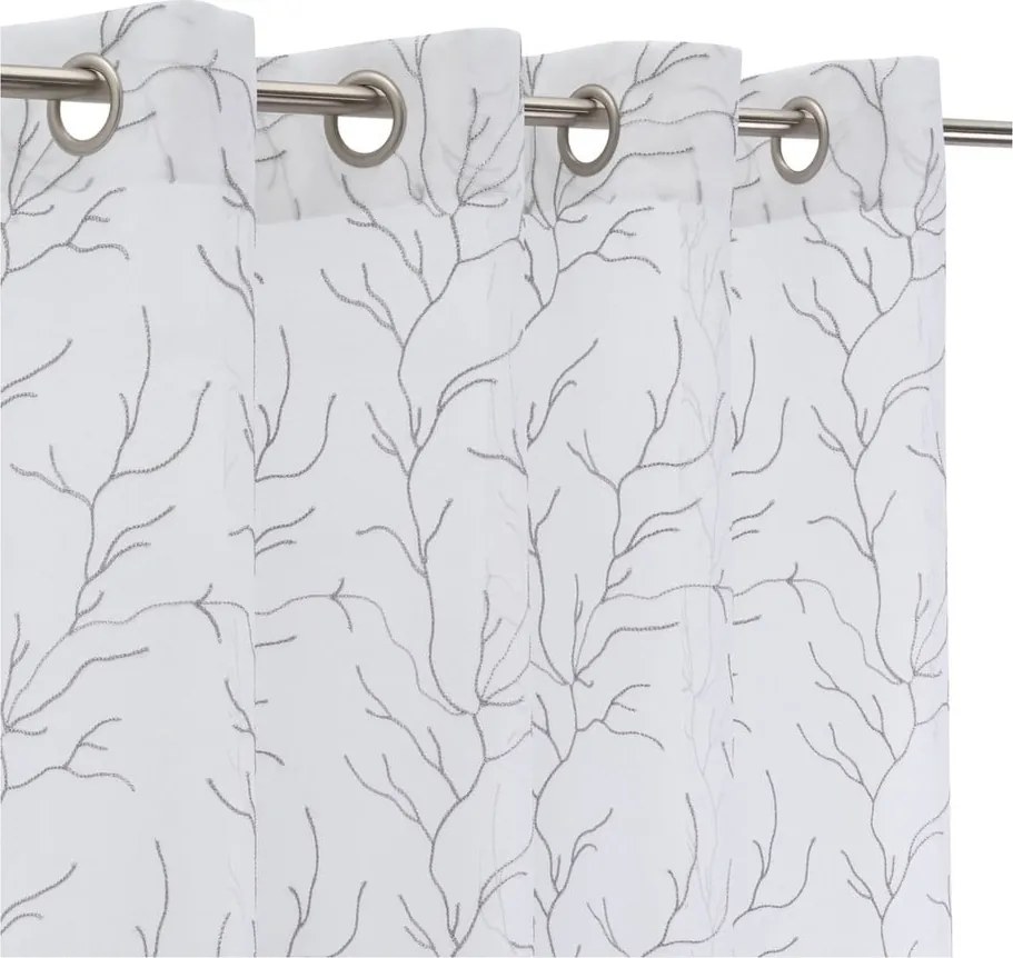 Tenda sottile bianca/grigia 140x260 cm Coral – Casa Selección