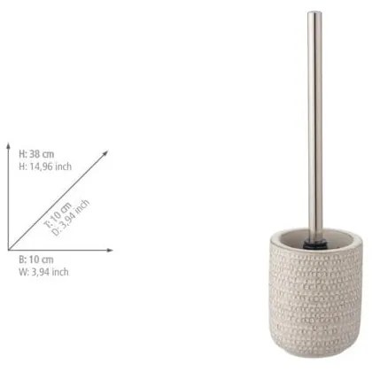 Scopino in ceramica crema Pergole - Wenko