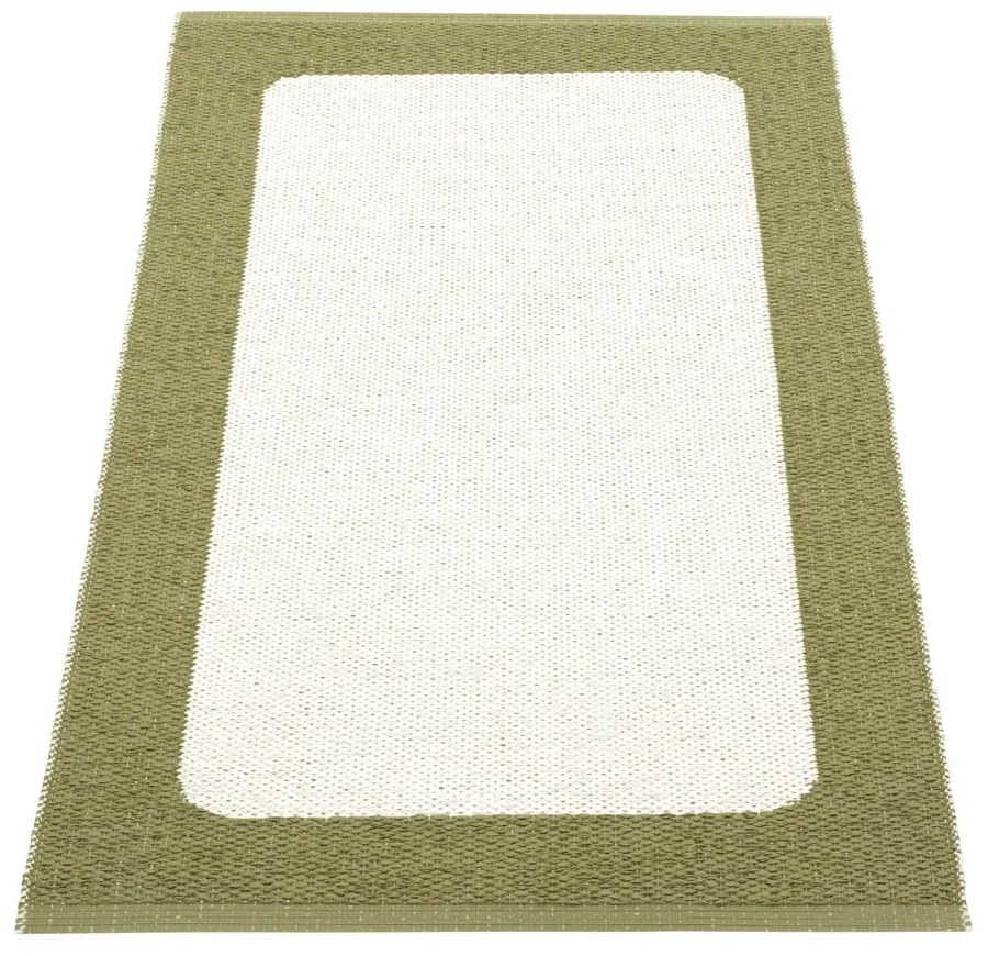 Tappeto da interno/esterno verde/color crema 70x120 cm Ilda Pine – Pappelina