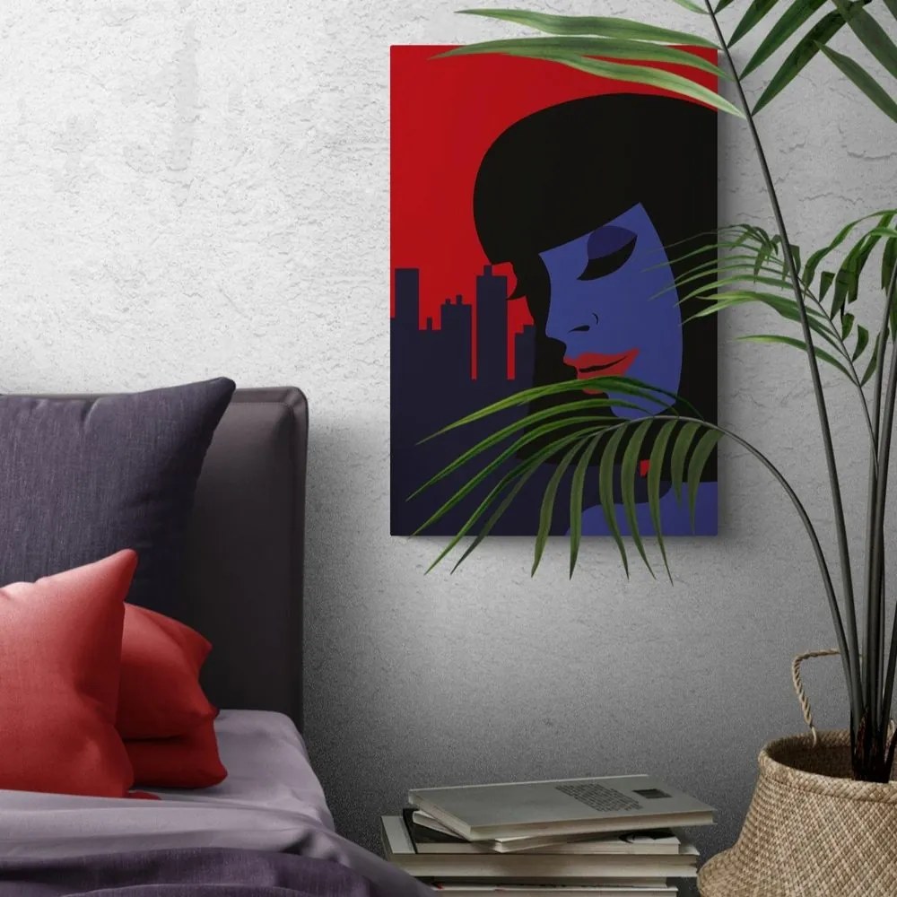 Quadro su tela – Straniera in città