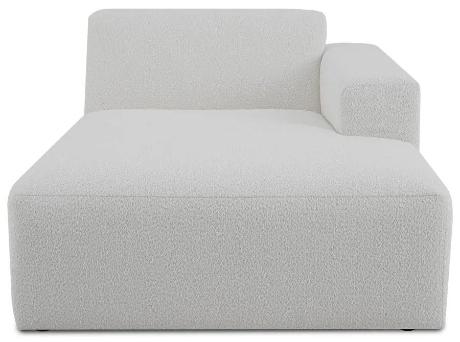 Modulo divano in bouclé bianco (angolo destro) Roxy - Scandic