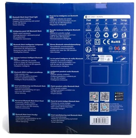 Aigostar - LED RGBW Pannello dimmerabile fisso MESH LED/36W/230V 60x60 cm