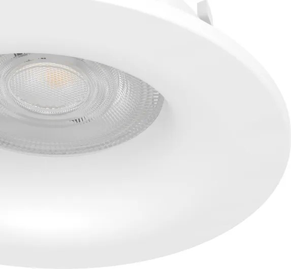 Eglo 902271 - Plafoniera da incasso per bagno SALABATE LED/4,9W/230V Ø8,8cm IP65 bianco