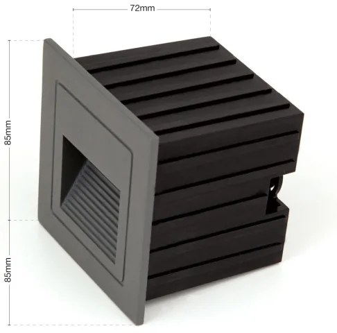 Orion AL 11-1217 - Faretto incasso LORO LED/2W/230V IP65 antracite