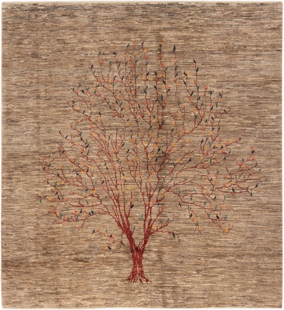 Loribaft Tappeto persiano 210x190 Beige (Iran) Annodato A Mano