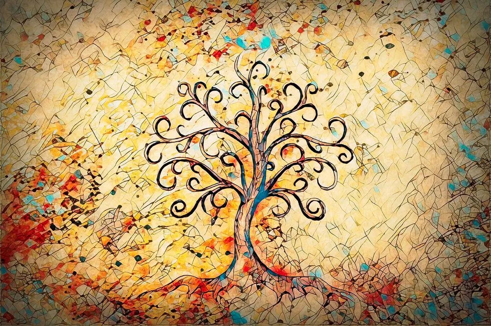 Carta da parati – Simbolo dell'albero della vita
