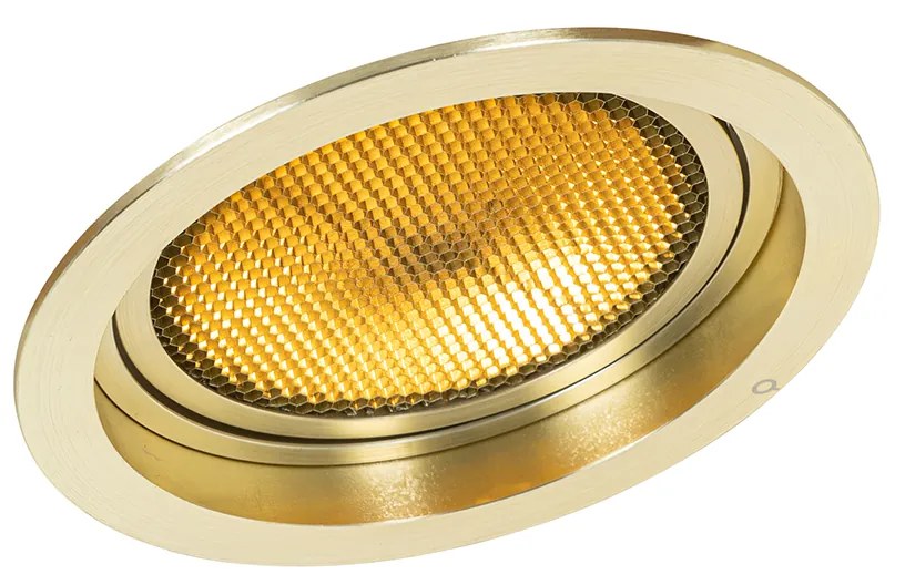 Set di 6 faretti da incasso moderni oro orientabili - Coop 111 Honey