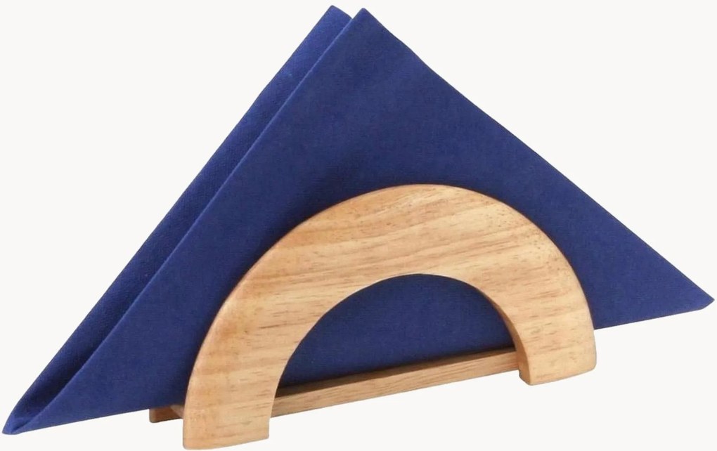 Portatovaglioli in legno di caucciù Mara