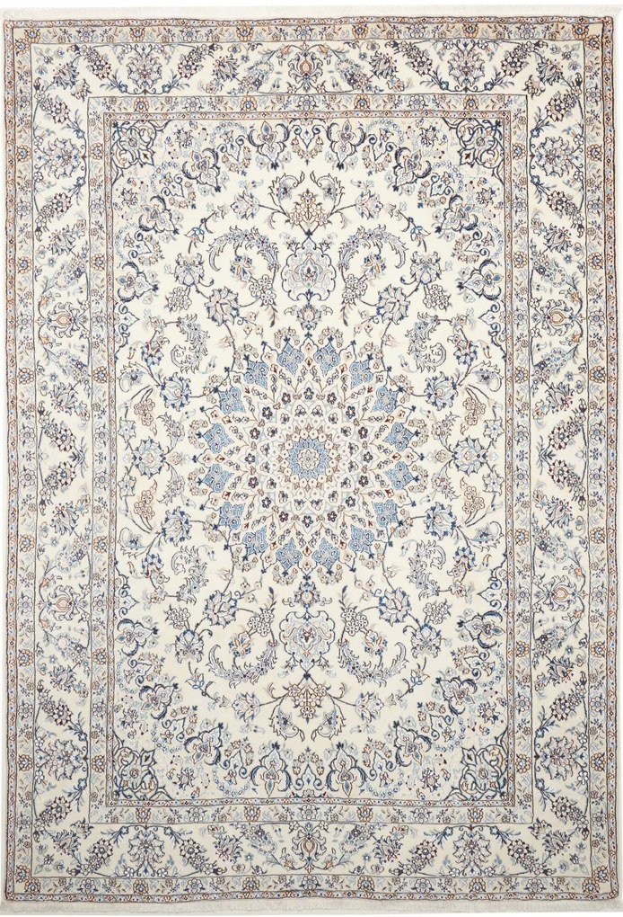 Nain Tappeto persiano 290 x 200 Beige (Iran) Annodato A Mano
