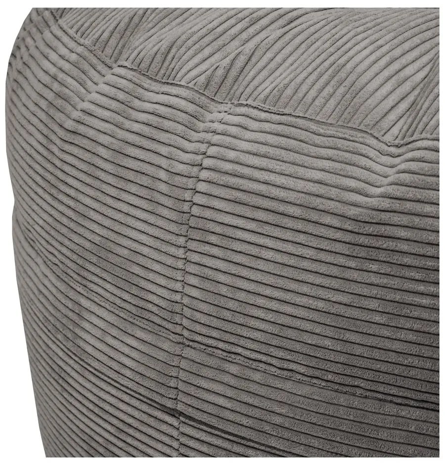 Puof a sacco verde con rivestimento in velluto a coste Roll 105 – SLOWDOWN