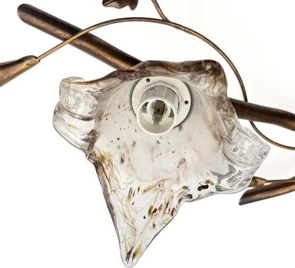 Lampadario a plafone ROZETA 3xE14/40W/230V bronzo