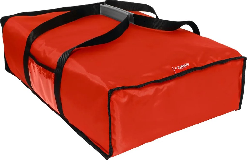 Borsa Termica Porta Pizze da Asporto 1/2 Mezzo Metro 3 o 4 Cartoni Safemi Express 4 Rossa...