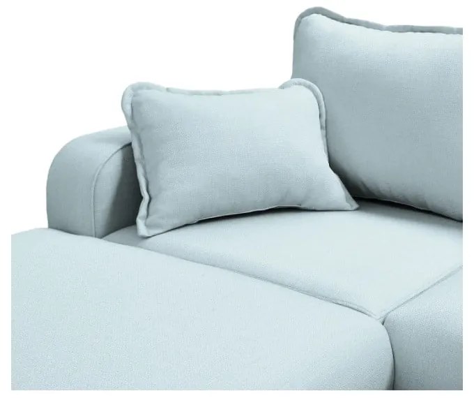 Divano angolare azzurro (angolo sinistro) Beata - Ropez