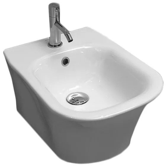 Antonio Lupi Design Cabo4 Bidet Monoforo Sospeso In Ceramica Bianco Opaco