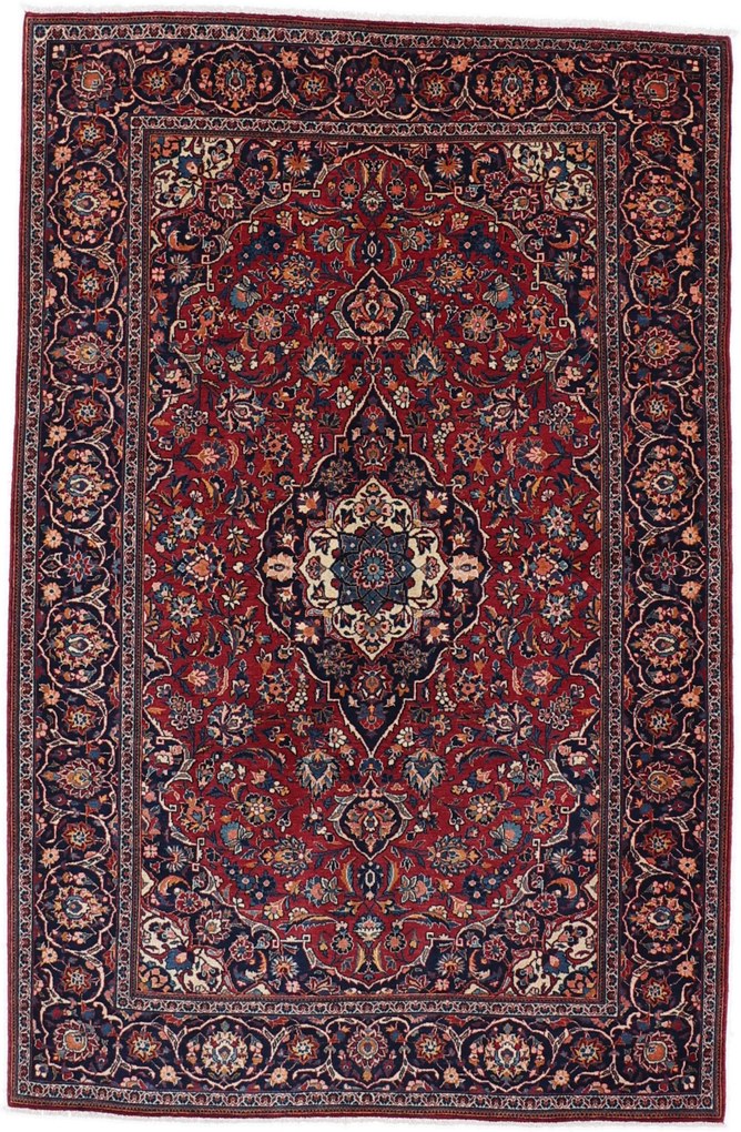 Kashan Tappeto persiano 200 x 130 (Iran) Annodato A Mano
