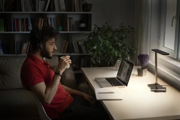 Osram - Lampada da scrivania LED dimmerabile OFFICE LINE LED/17W/230V nera