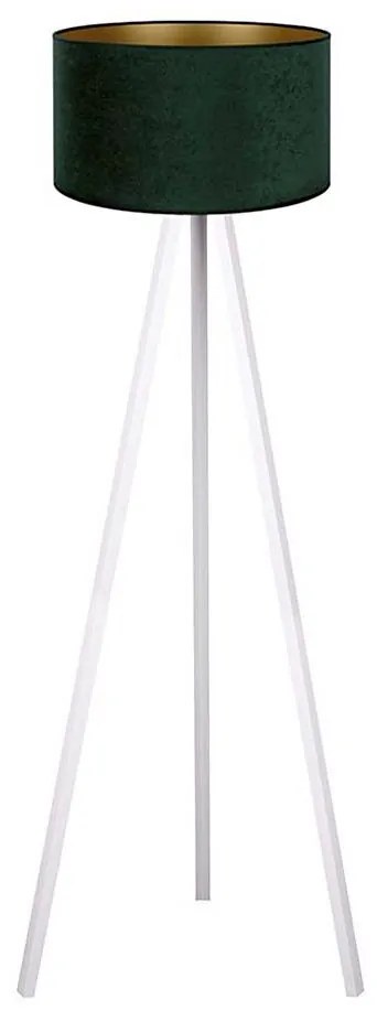 Brilagi - Lampada con piedistallo VELVET 1xE27/60W/230V bianco/verde