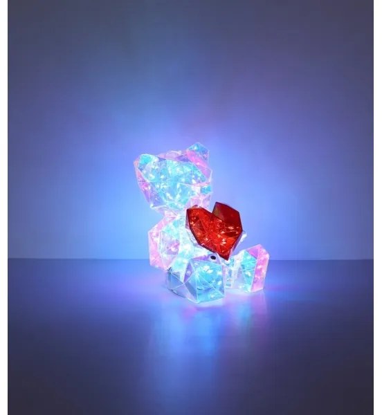 Globo 28058K - Lampada da tavolo dimmerabile BRONDAR LED/3W/5V 1200 mAh orso