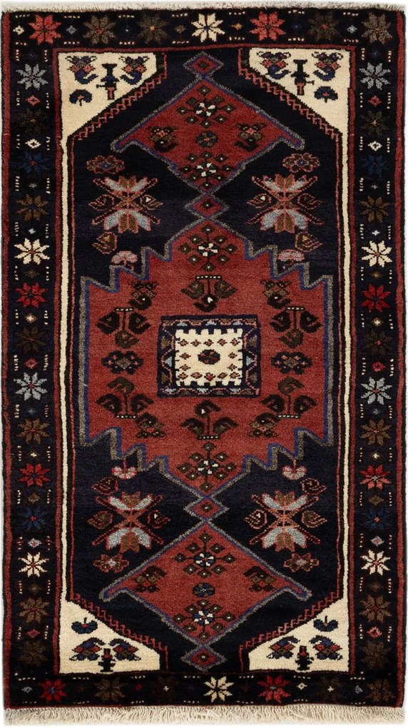 Shiraz Tappeto persiano 70x130 (Iran) Annodato A Mano