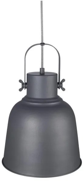Nordlux - Lampadario a sospensione con filo ADRIAN 1xE27/40W/230V diametro 25 cm antracite