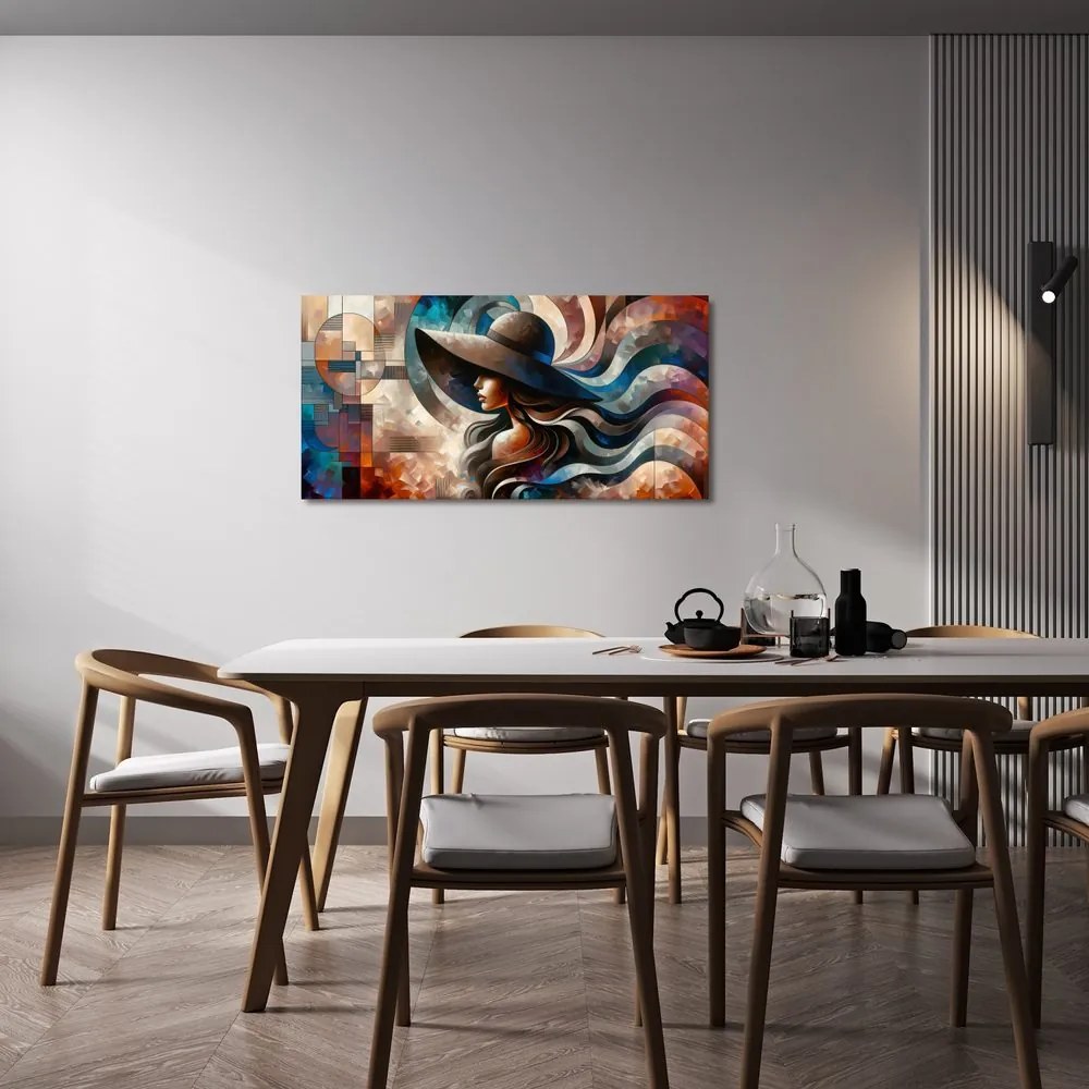 Quadro su tela – Ritratto astratto di donna