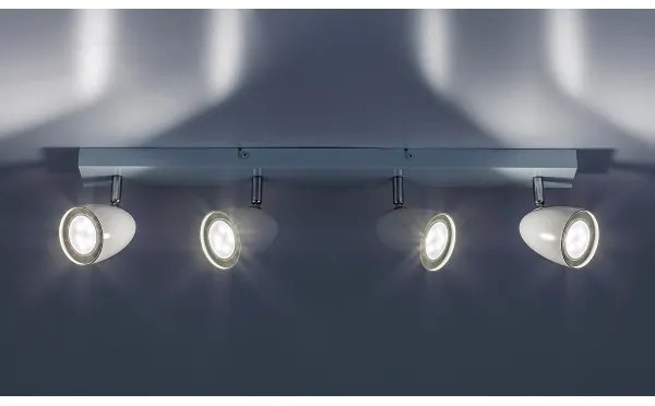 Rabalux 73022 - Faretto PERICO 4xGU10/5W/230V bianco