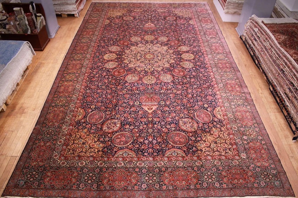 Tabriz Tappeto 680x390 (Iran) Annodato A Mano