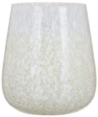 Portacandele Cristallo Bianco 13 x 13 x 15 cm