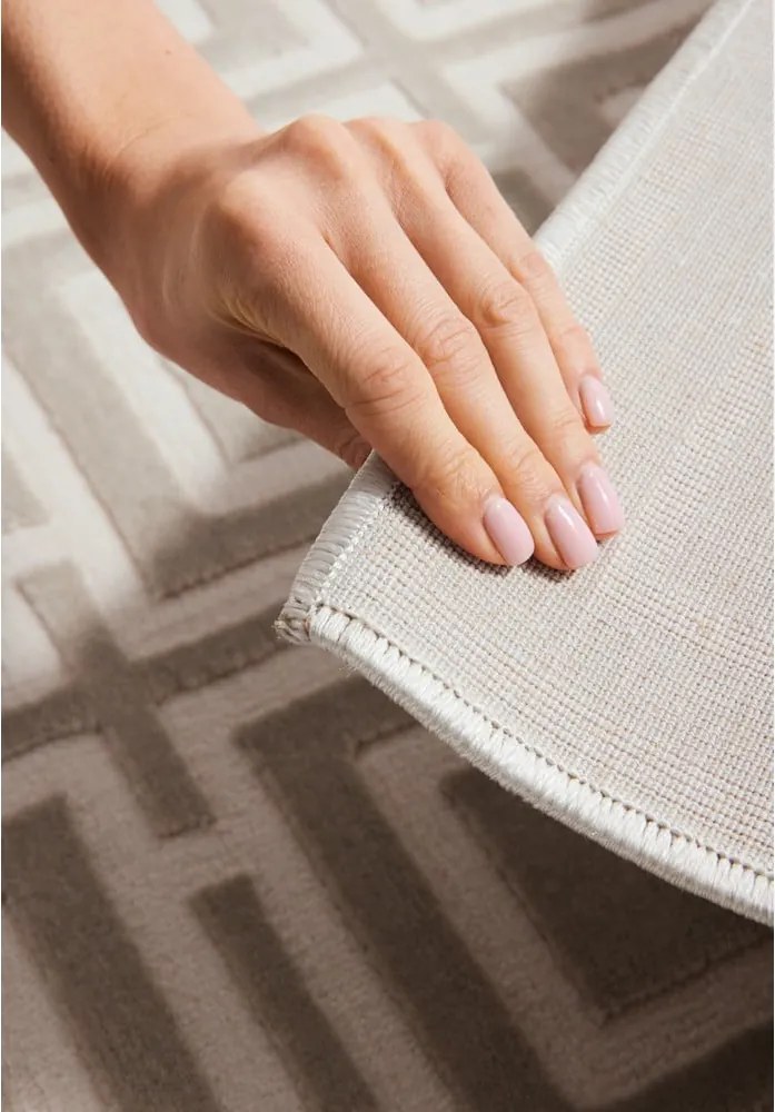 Tappeto color crema 120x170 cm Perles Howlite – Elle Decoration